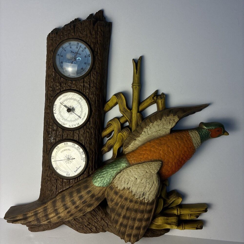 vintage 1977 Burwood products, pheasant wall, WeatherStation